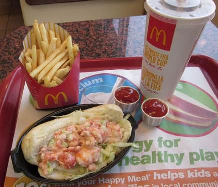 mcdonalds lobster roll