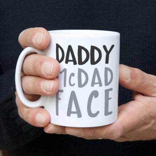 daddy face mug